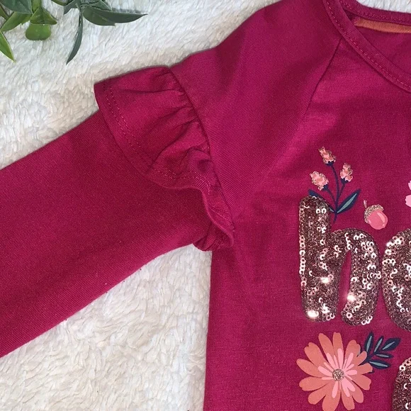 Cynthia Rowley Magenta “Hello Fall” 4 Sequin Top EUC - Picture 5 of 11